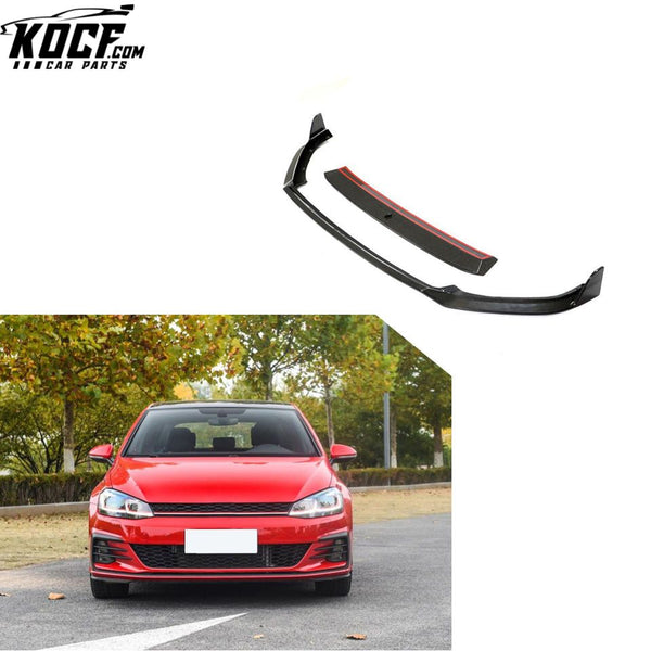 MK7.5 Carbon Fiber Front Air Lip Chin Body Kit for VW Volkswagen Golf7.5 GTI Hatchback 2017-2019