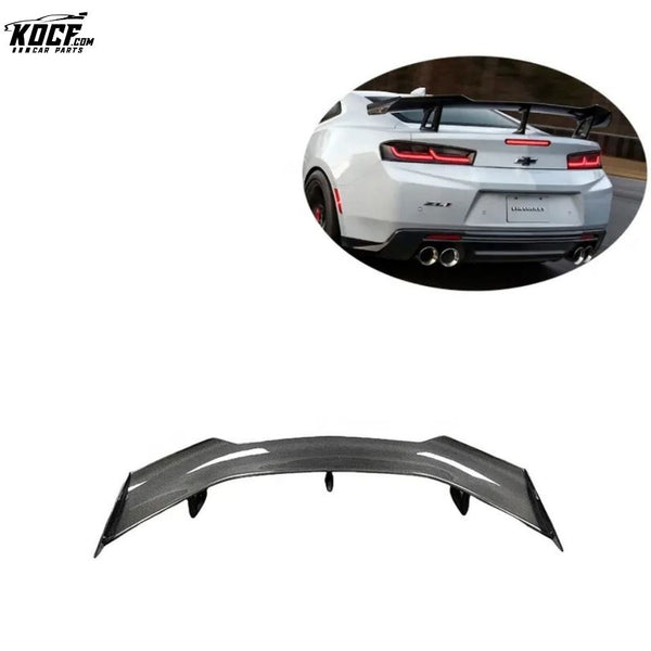 1LE Style Carbon Fiber Rear Spoiler Wing For Camaro 2017+ 6