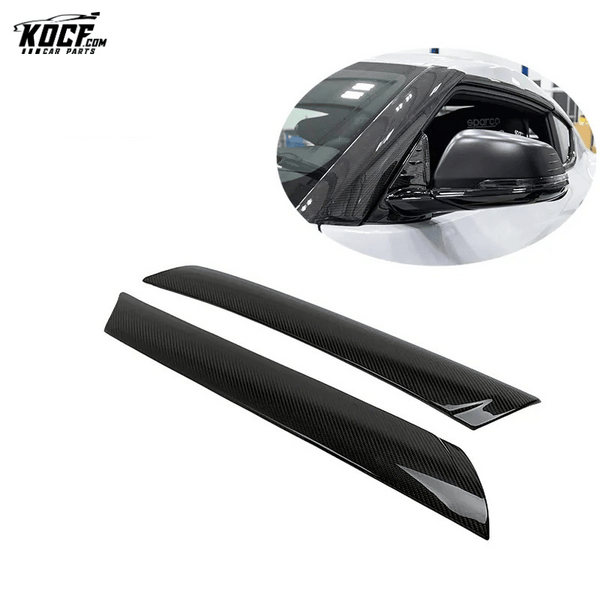 2019+ Supra A90 Dry Carbon Fiber 1 pair A Pillar Trims Covers For Toyota GR Supra MK5 A90 A91