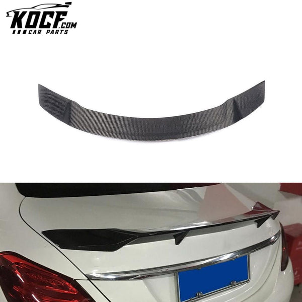 Carbon Fiber W205 Delta Wing Spoiler for Mercedes W205 C200L 2015-2016