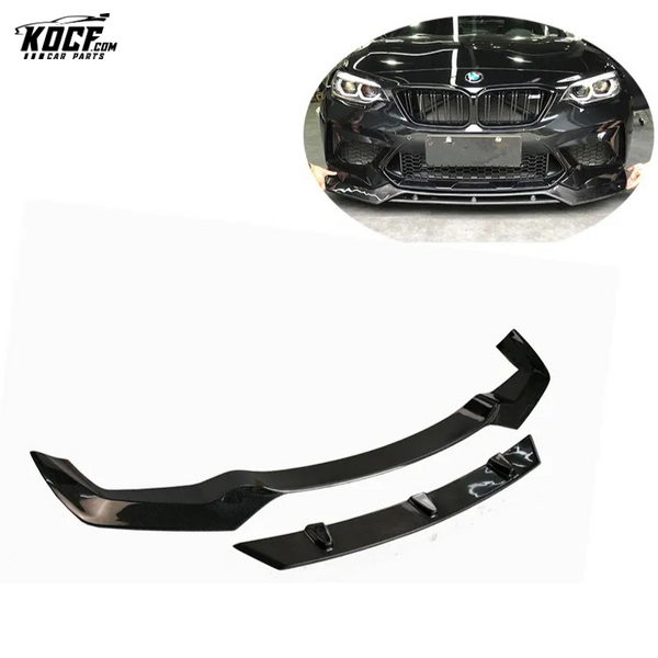 F87 M2C M2 competition Front Bumper Splitter Lip Spoiler Vor style Carbon Fiber Lip For BMW M2C F87 2019