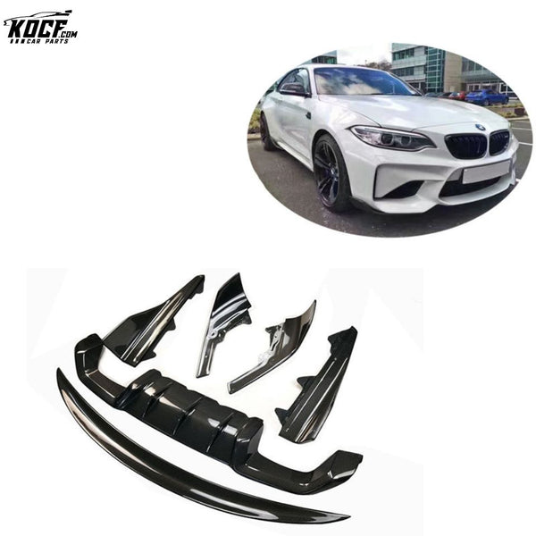 F87 M2 body kit front lip side skirts diffuser spoiler M Performance Style Carbon Fiber Bodykit For BMW M2C