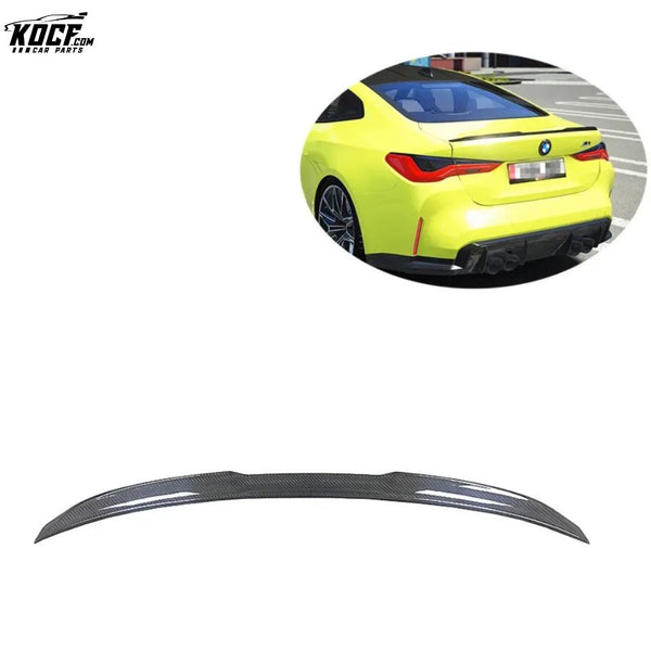 2021 G80 M3 G82 M4 OEM Style Carbon Fiber Rear Trunk lid Spoiler Boot Spoiler Wing For BMW G82 M4 Coupe