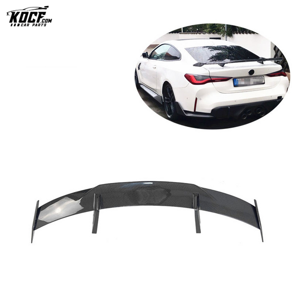 For BMW G80 M3 G82 M4 G20 G22 G30 F90 MP Style Carbon Fiber Rear Spoiler High Wing Perfect Fitment 1 buyer