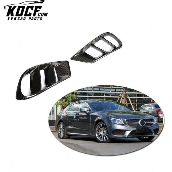 For Benz CLS W218 sport Carbon Fiber Front Bumper Air Vent