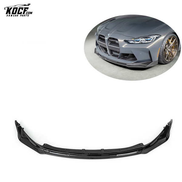 VOR style Carbon Fiber Front Bumper Chin Lip Spoiler For BMW G80 M3 G82 G83 M4 2022