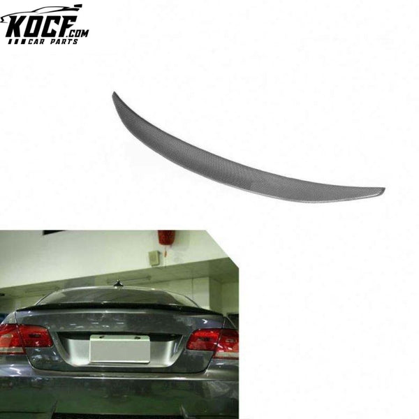 P Style E92 carbon fiber car rear trunk spoiler wing for BMW 3 series M tech