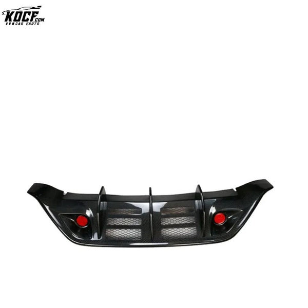 For 2008-11 Nissan Skyline GTR R35 CBA WD style carbon fiber rear diffuser with reflectors