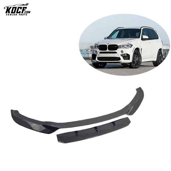 F85 X5M Vor-style Carbon Fiber Front Lip Splitter Spoiler Front Bumper fit for BMW F85 F86 X5M X6M