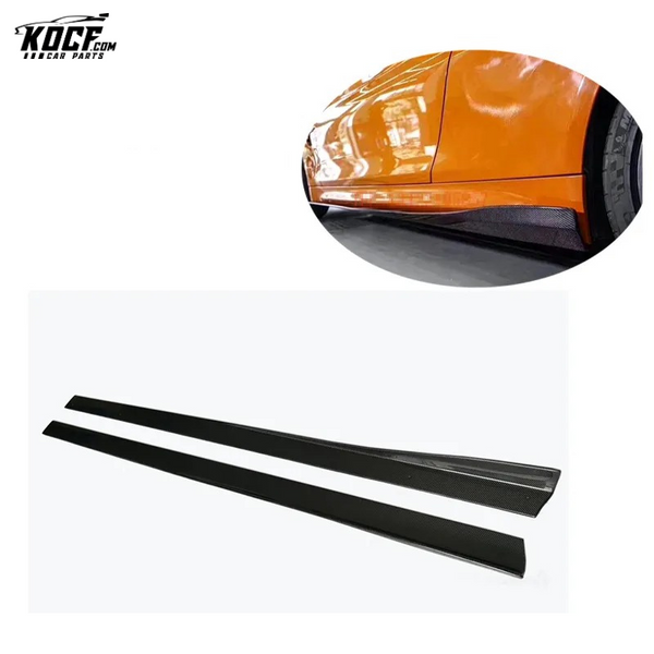 2015-19 F82 M4 R style Carbon Fiber Side Skirts With Flap style For BMW F82 M4 Car styling