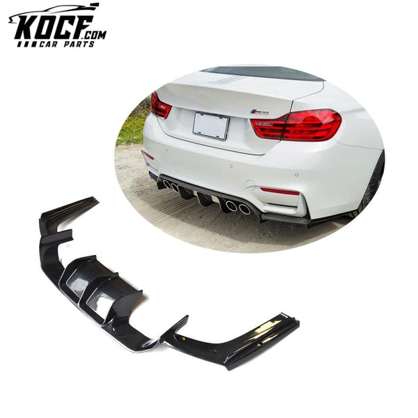 Carbon Rear Bumper Diffuser for BMW F80 M3 F82 M4 2015 lip spoiler