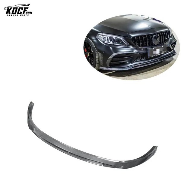 2019-2020 W205 C43 Coupe Sport BS style Carbon Fiber Front Lower Spoiler Lip For Mercedes Benz