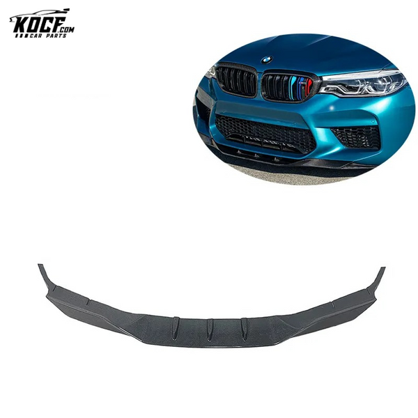 2018-2019 M5 F90 RK-I Style Carbon Fiber Front Bumper Lip Spoiler Splitters Front Bumper Body Kit For BMW F90 M5