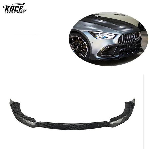 Customization BS style Carbon Fiber Front Spoiler Lip for Mercedes Benz AMG GT50 GT53