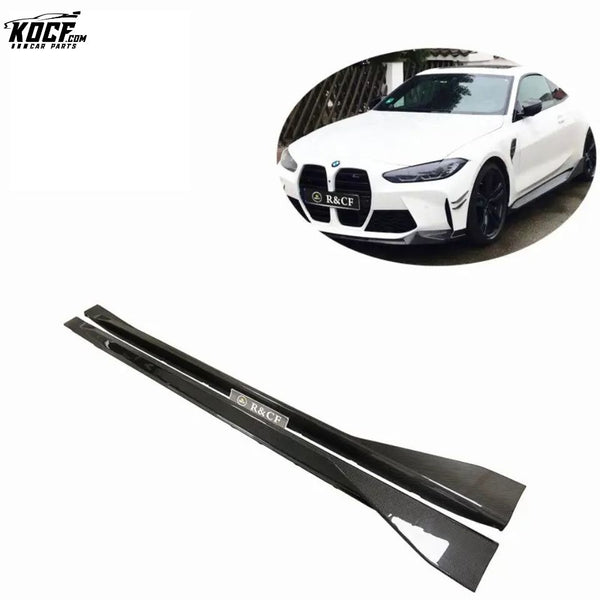 2020 2021 G80 M3 G82 M4 MP style Carbon Fiber Side Skirts Rocker Panel For BMW G80 G82 NEW M3 M4 Nice fitment