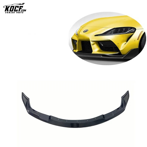 Carbon Fiber Front Splitter Lip For 2019~20 Toyota Supra A90 mk5 Spoiler-40MM TYPE 1