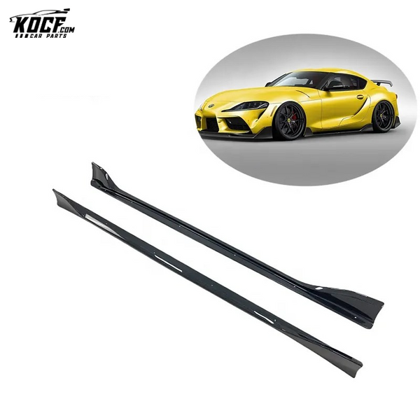 2019-22 MK5 A90 A91 AG Style Carbon Fiber Side Skirts Rock Panel For Toyota Supra MK5 A90 A91