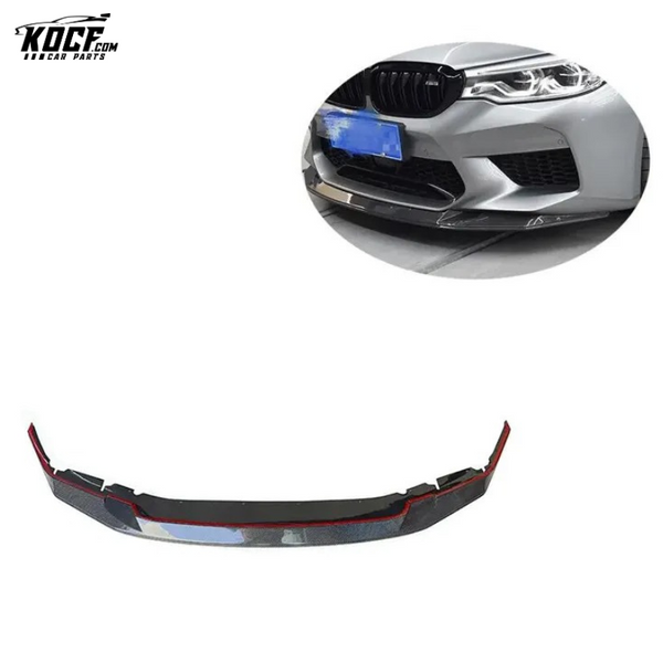 2019 M5 F90 Front Bumper Lip Spoiler GTS style Carbon Fiber Lower Front Splitter Lip For BMW F90 M5