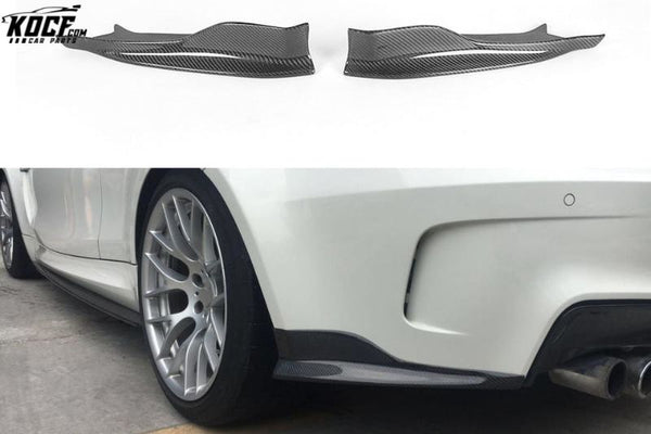 1-Series Carbon E82 1M Rear Bumper Splitter for BMW E82 Coupe M