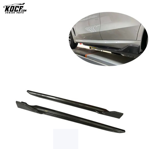 2019 X5 G05 M sport Carbon Fiber Side Skirts for BMW X5 G05