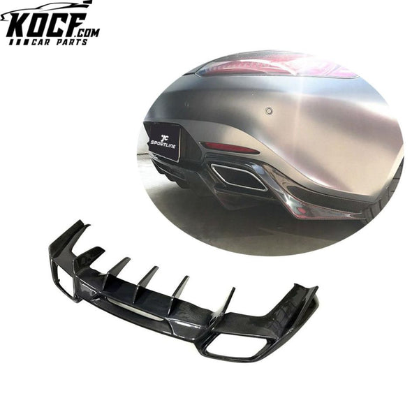 Carbon Fiber GT S Rear Diffuser for Mercedes Benz AMG GT S Base Coupe 2-Door