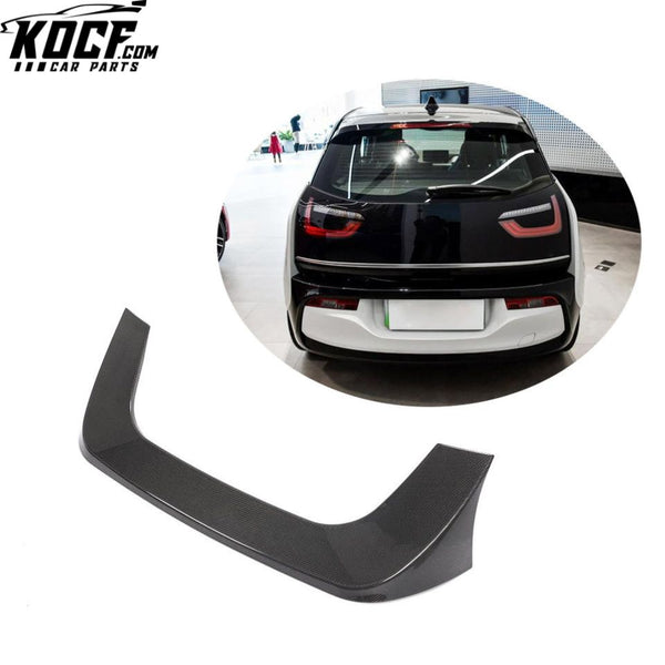 Carbon Fiber i3 Rear Roof Wing Spoiler for BMW i3 Range Extender Hatchback 4-Door 2014-2020