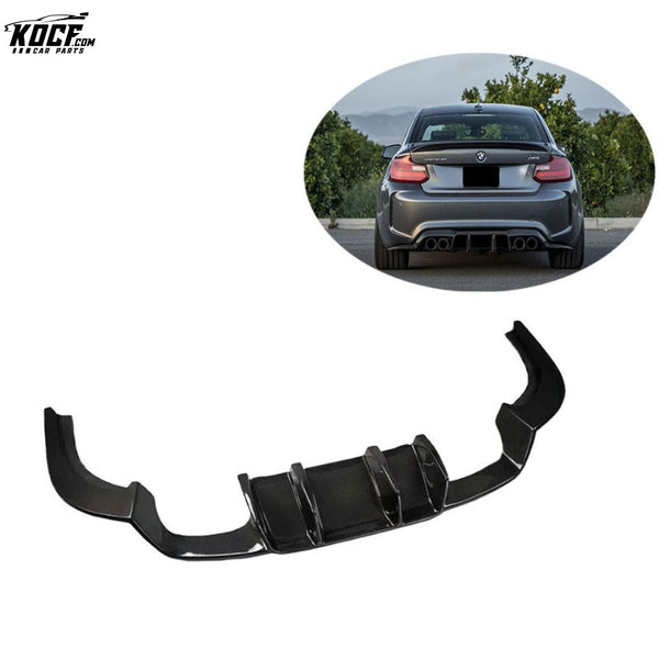 2016+ M2 F87 Vor style Carbon Fiber Rear Bumper Diffuser Spoiler Lip For BMW F87 M2 M2C