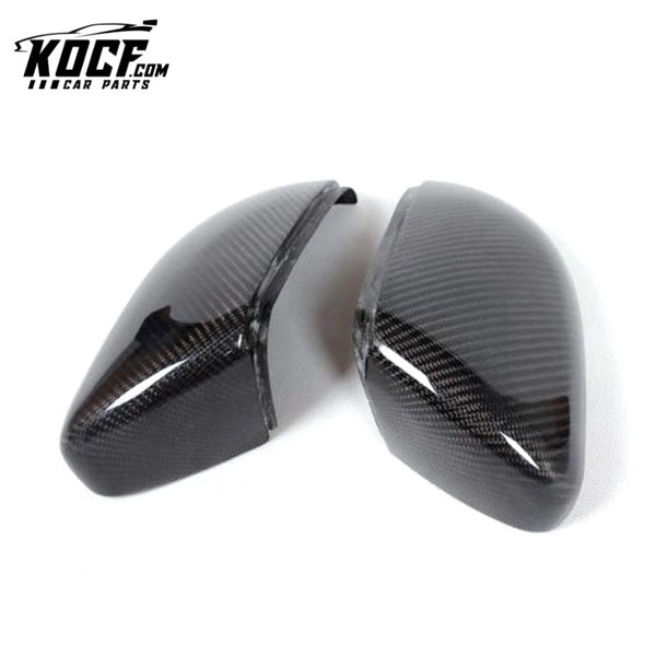 1:1 Replacement Carbon Fiber Rearview Mirror Covers for VW Golf VI GTI MK6 R20