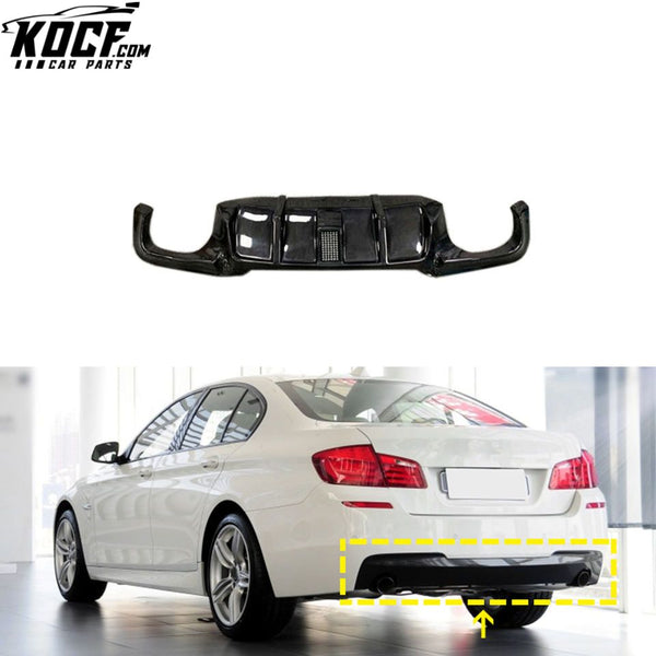 Carbon Fiber F10 M TECH Rear Diffuser for BMW F11 F18 528i 530i 535i 550i M Sport 13-16