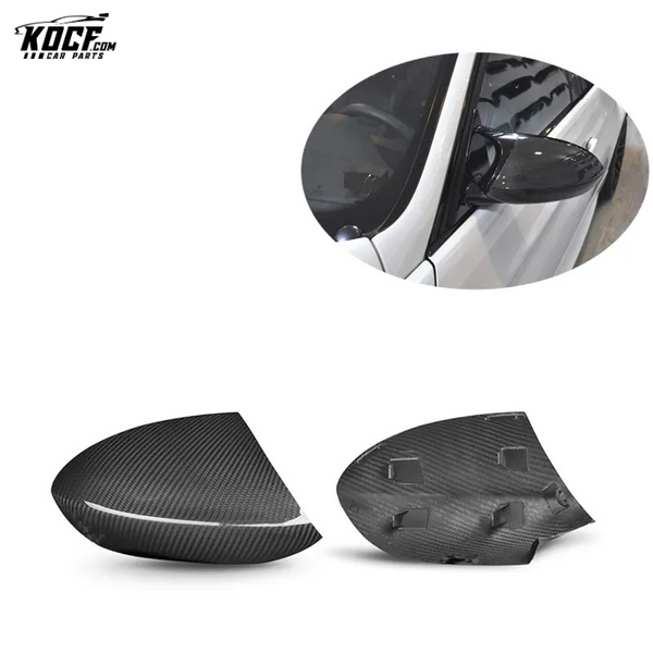 DRY CARBON FIBER REPLACEMENT SIDE MIRROR COVER FOR BMW E90 E92 E93 M3 07-13