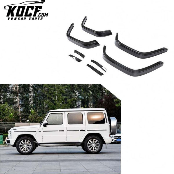 Modify Luxury W463 G Class Dry Carbon Fiber Car Wheel Arch for Mercedes Benz G500 G550 G63 AMG 2019UP