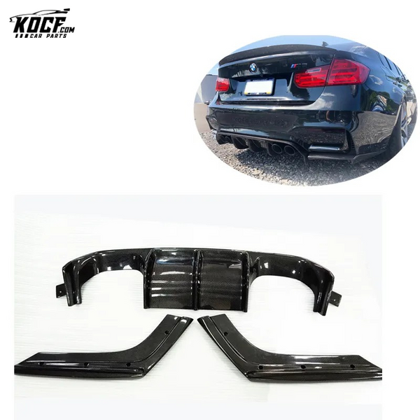 F80 M3 VRS-type Carbon Fiber Rear Bumper Lip Diffuser Spoiler For BMW F80 M3 F82 F83 M4