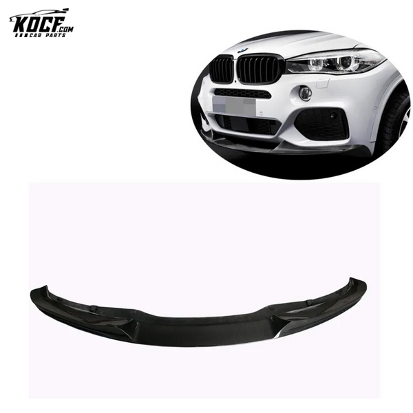 F15 X5 M Tech Carbon Fiber Front Bumper Lip MP Style Auto Front Bumper Lip For BMW