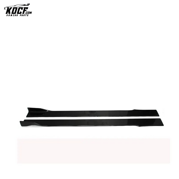 Universal Carbon Fiber Side Skirts Protectors corners 235cm for BMW Audi Benz Civic Mazda Toyota