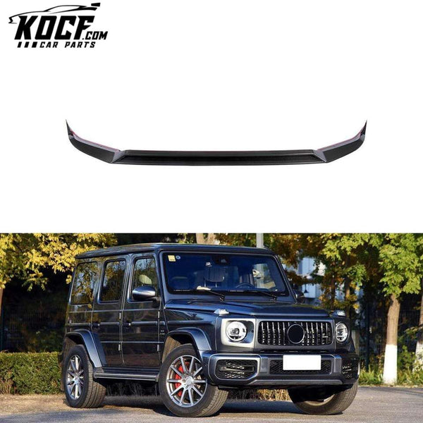 Carbon Fiber W463 Front Bumper Lip for Mercedes Benz G-Class G500 G550 G55 G63 AMG 2018 2019