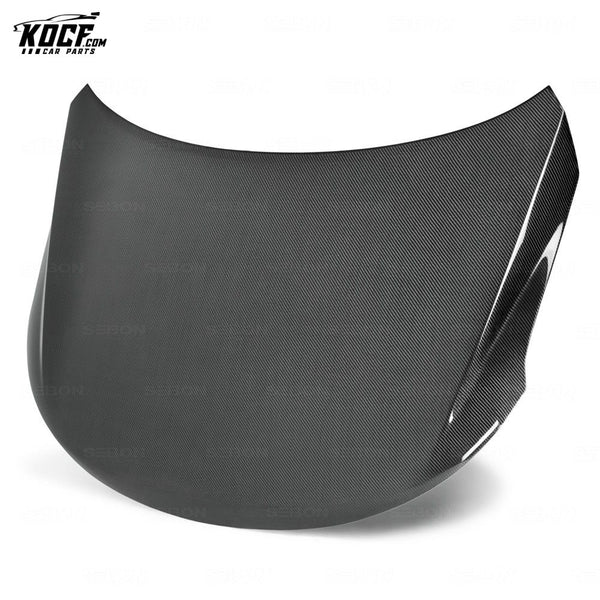 Seibon OEM-STYLE CARBON FIBER HOOD FOR 2010-2013 KIA FORTE / FORTE KOUP