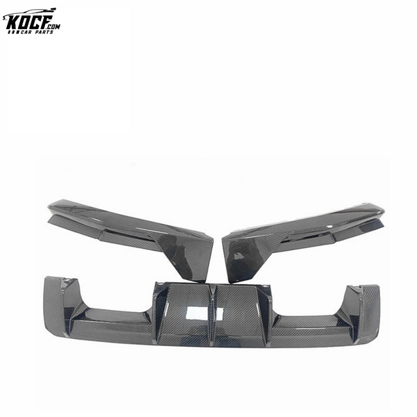 2020 2021 G80 M3 F82 M4 G83 OEM Style Carbon Fiber Rear Lip Diffuser Spoiler with Mp Side Splitter For BMW G80 G82 G83