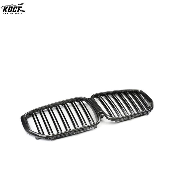 For BMW X5 G05 Sport Body parts Front Bumper Grille Carbon Fiber Dual slots Front Grid 2019+