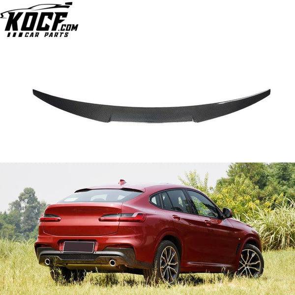 M4 Style Carbon Fiber X4 Rear Trunk Spoiler for BMW X4 G02 2019-2020