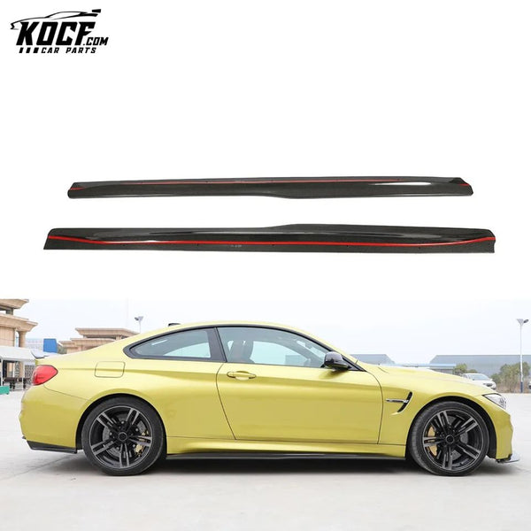 Carbon Fiber F8x M3 M4 Side Skirts Lip for BMW F82 F83 M4 F80 M3 2015- 2019