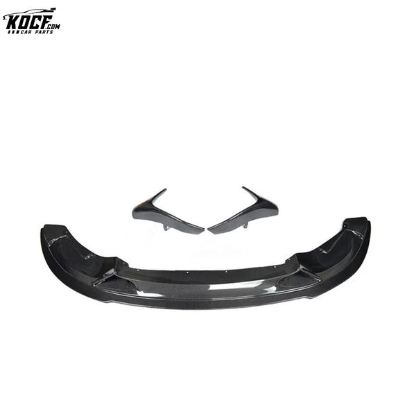 For BMW F80 F82 M3 M4 RZA style Carbon Fiber Front Bumper Splitter Lip Spoiler 14-19