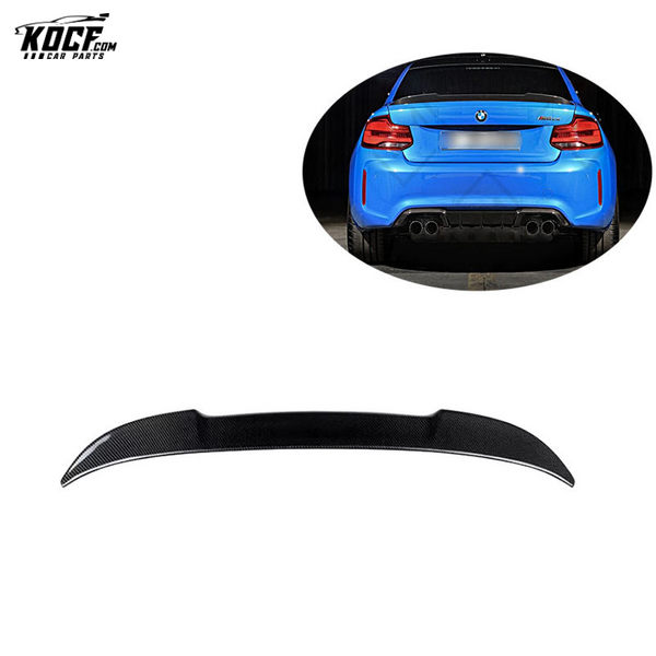 F80 M3 CS style carbon fiber rear trunk lid spoiler wing For BMW F80 F82 M3 M4