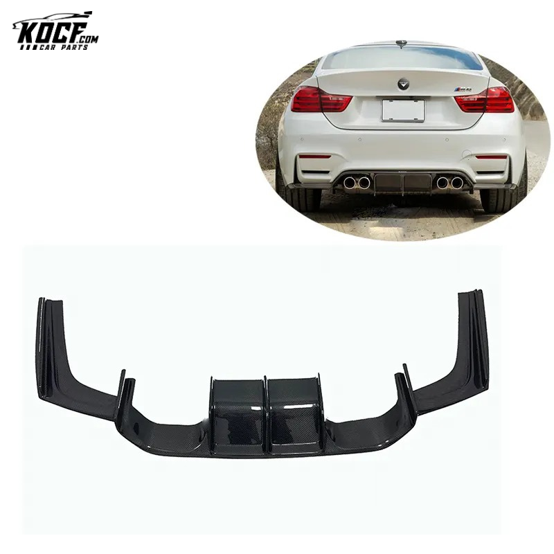 F 82 Rear Diffuser Full Length 2015-2018 VRS Style carbon fiber rear diffuser for BMW F80 F82 F83 M3 ...