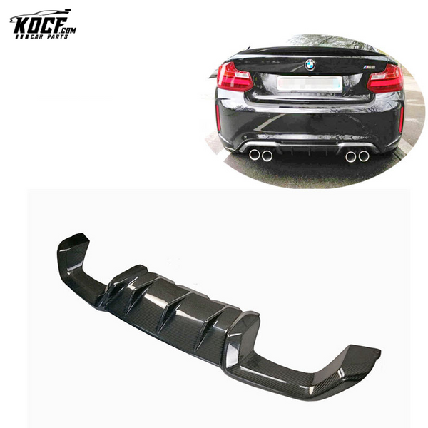 F87 M2 MP Style Carbon Fiber Rear Bumper Diffuser Lip For 16-19 BMW F87 M2 M2C Competition