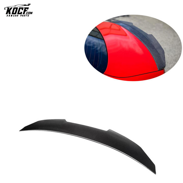 Factory Customization G80 G82 M3 M4 Rear Spoiler PM style Carbon Fiber High Kick Rear Spoiler For BMW G8X M3 M4