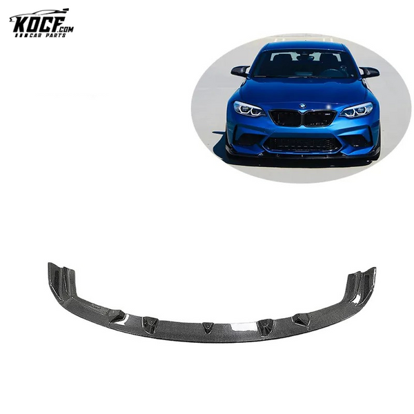 2018-2020 F87 M2C 3DD Style Carbon Fiber Front Bumper Spoiler Splitter Lip Chin For BMW 2 Series F87 M2 Competition