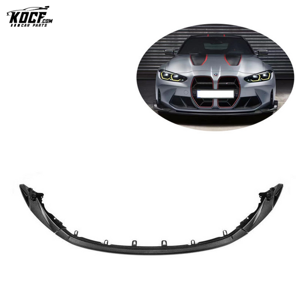 New Coming! Front Bumper Lip CSL style Carbon Fiber Front Spoiler Lip Splitter For BMW G80 M3 G82 M4 2021+