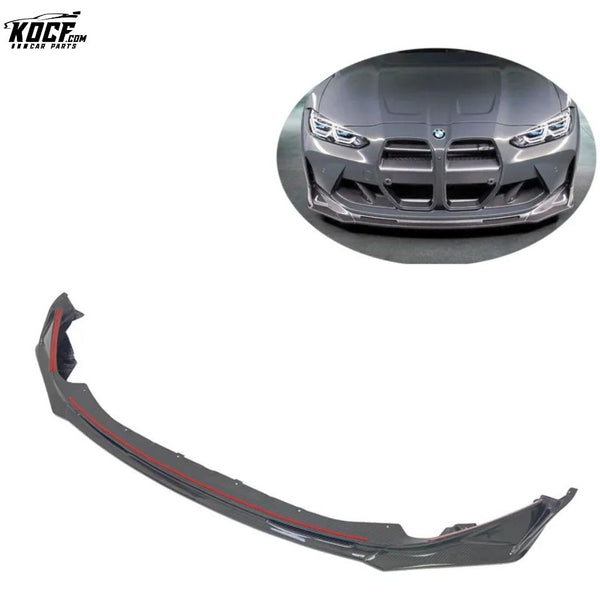 M3 G80 M4 G82 G83 Front Spoiler Lip Vor-style Carbon Fiber Front Bumper Lips For BMW G80 G82 G83