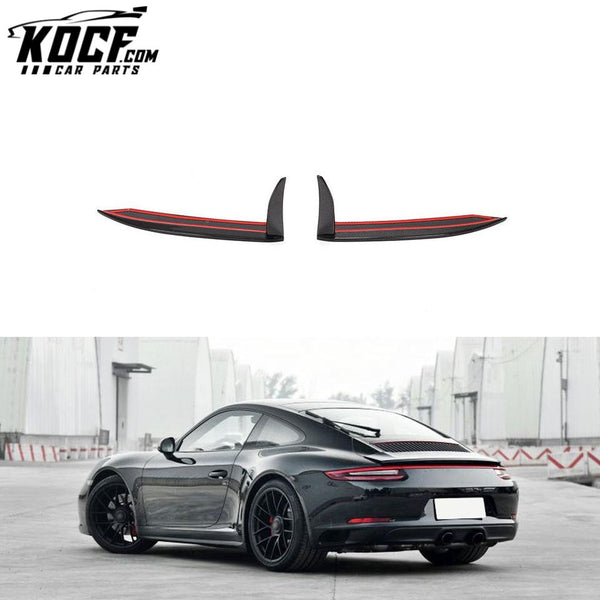 Carbon Fiber 991 Rear Bumper Splitter for Porsche 911 991 Carrera 4 GTS 3.0T 2017-2019