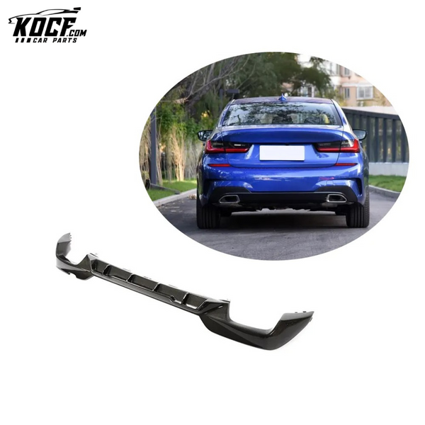 Carbon Fiber G20 Rear Valance Lip for BMW G20 G28 M-Sport Bumper 2019-2020